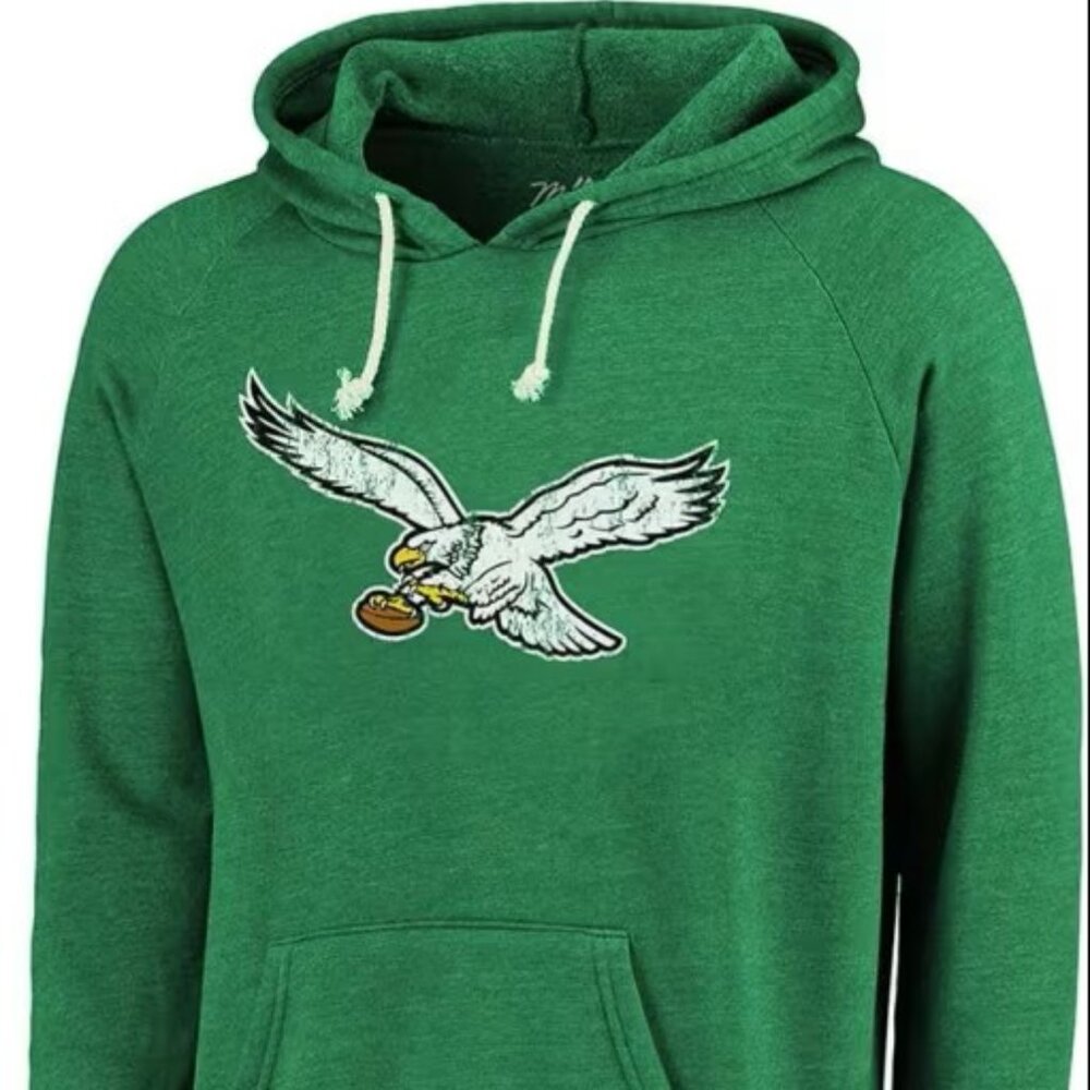 Majestic Green Hoodie with Eagle Design